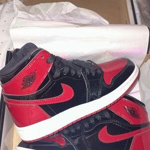 Jordan Women's Sneakers - Black and Red